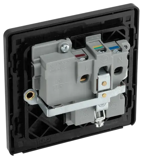 BG Evolve Satin Brass Screwless Single Socket PCDSB21B BG (British General)