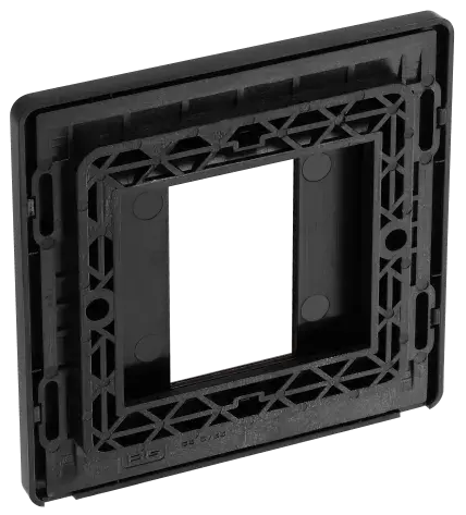 BG Evolve Matt Blue Screwless Single Euro Module Front Plate PCDDBEMS1B BG (British General)