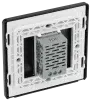 BG Evolve Matt Black Screwless Single Secondary Touch Dimmer Switch PCDMBTDS1B BG (British General)