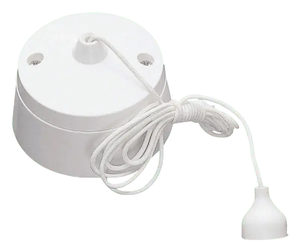 CLiCK Polar 10 Amp 2 Way Pull Switch in White CLICK