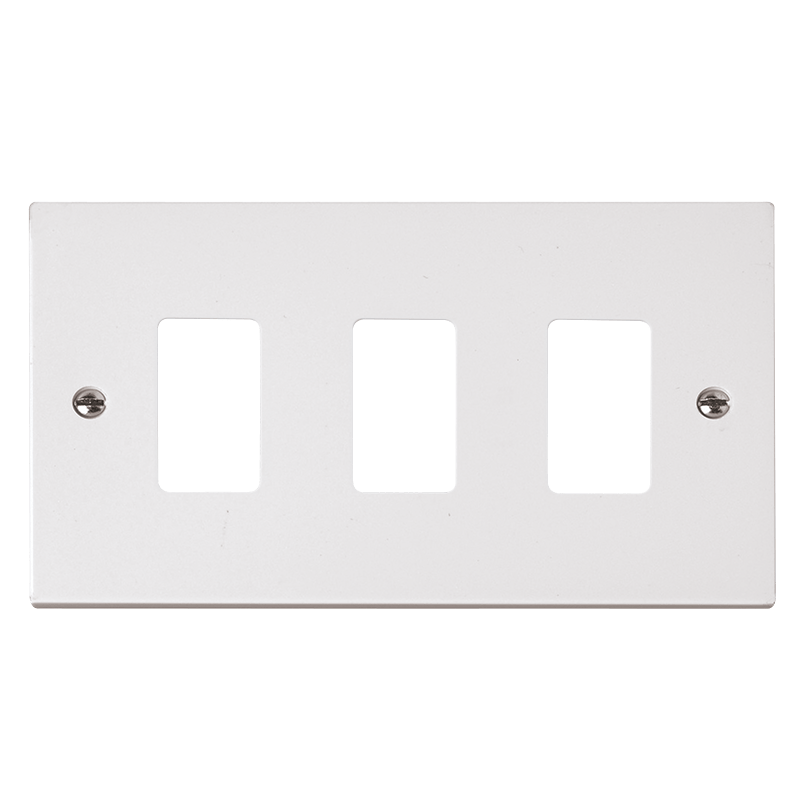 Click GridPro 3 Gang GridPro Frontplate – PRW20403