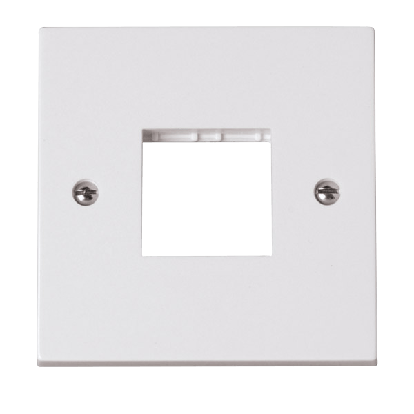 Click MiniGrid 1 Gang Switch Plate With 2 Module Aperture – PRW402