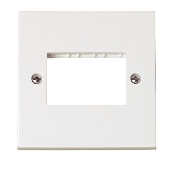 Click MiniGrid 1 Gang Switch Plate With 3 Module Aperture – PRW403