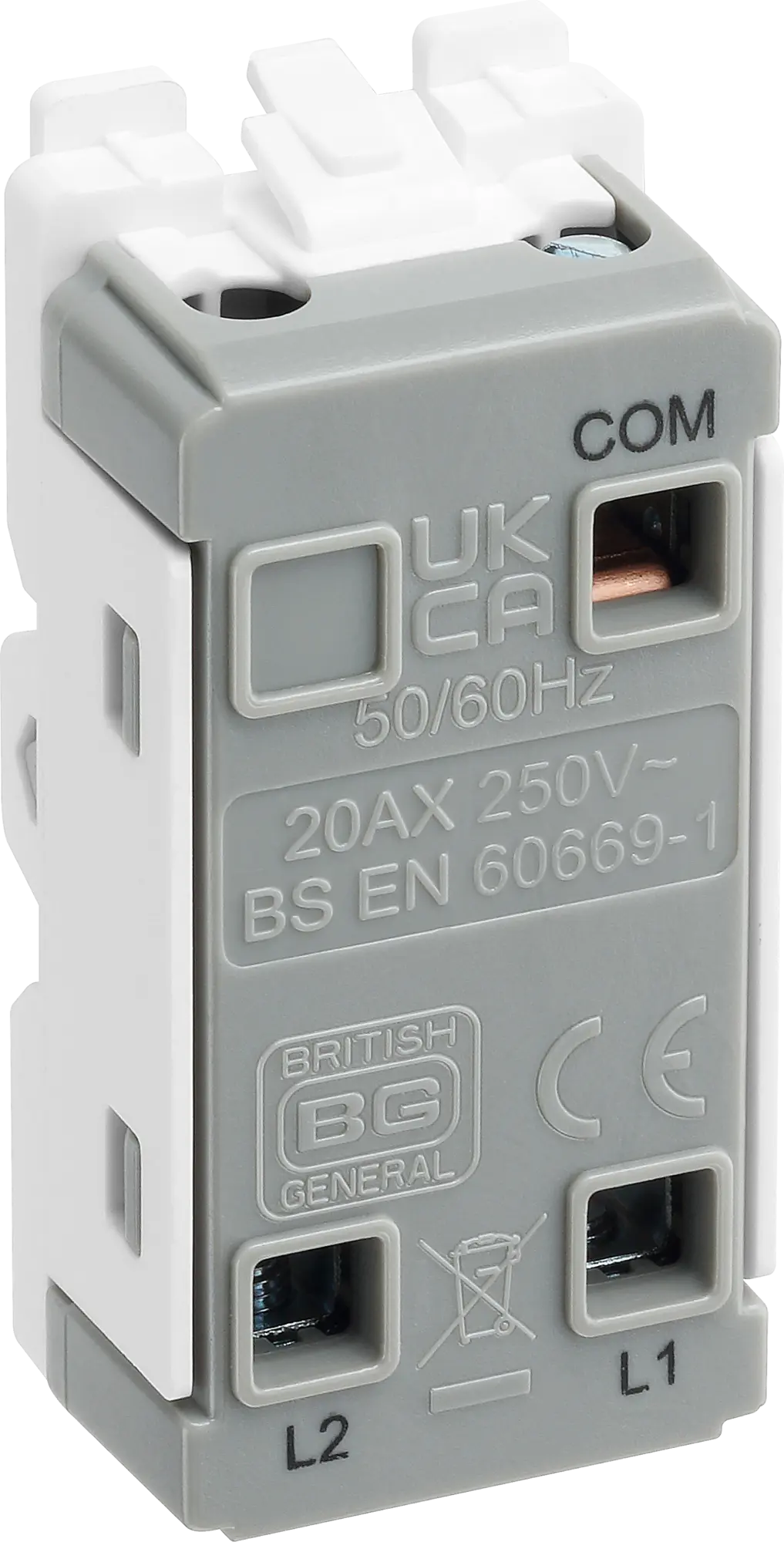 BG RBN12 Black Nickel 2 Way Single Pole Light Switch 20 Amp Grid Switch BG Nexus