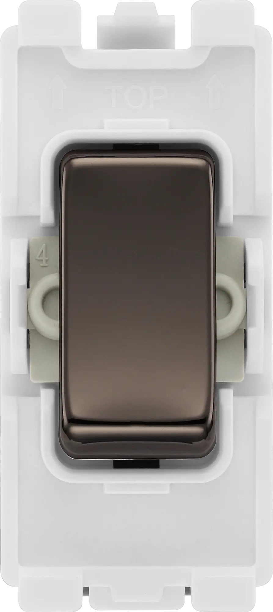 BG RBN13 Black Nickel Intermediate Light Switch 20 Amp Grid Switch BG Nexus