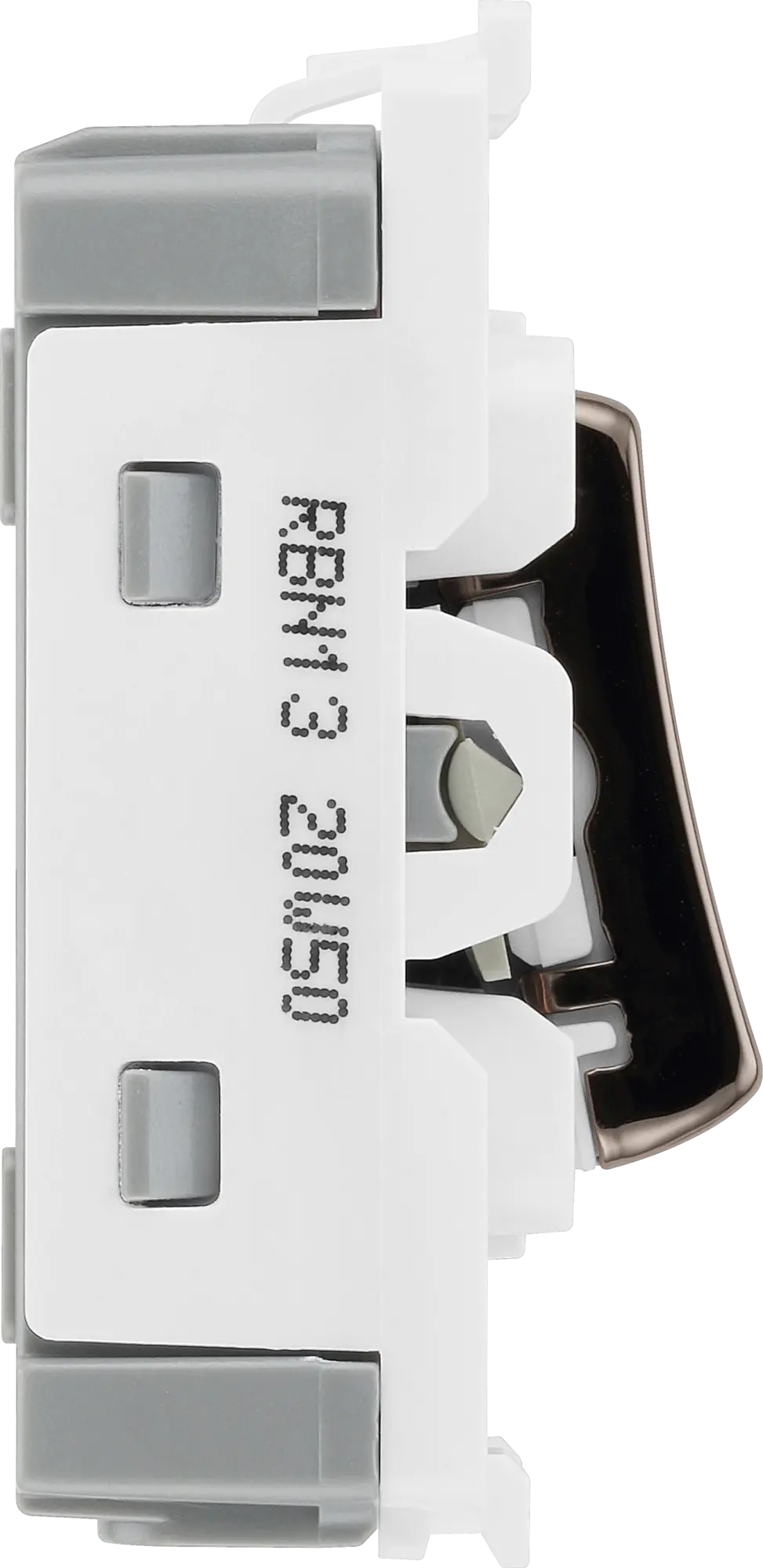 BG RBN13 Black Nickel Intermediate Light Switch 20 Amp Grid Switch BG Nexus