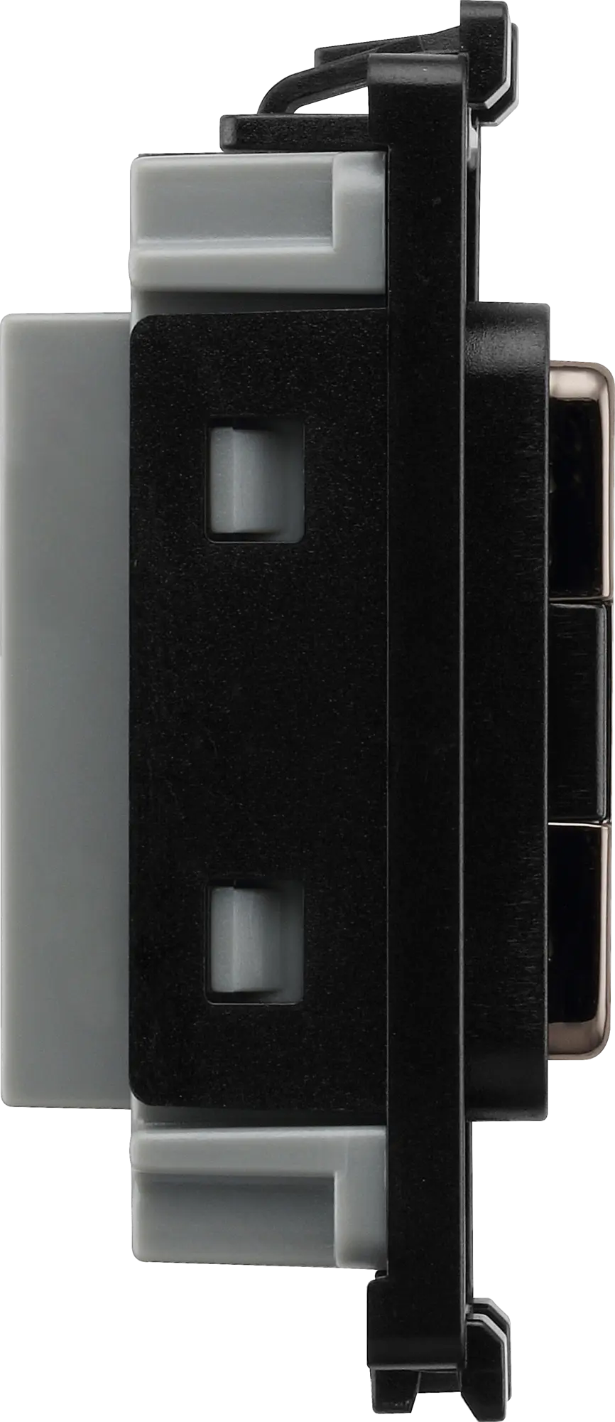 BG RBNFUSE Black Nickel Grid Fuse Holder Module BG Nexus