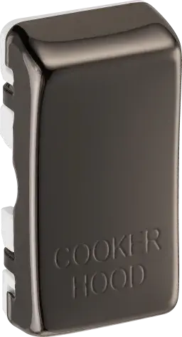 BG RRCHBN Black Nickel 20 Amp Double Pole Appliance Grid Switch Labelled Cooker Hood BG Nexus