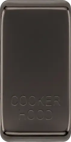 BG RRCHBN Black Nickel 20 Amp Double Pole Appliance Grid Switch Labelled Cooker Hood BG Nexus