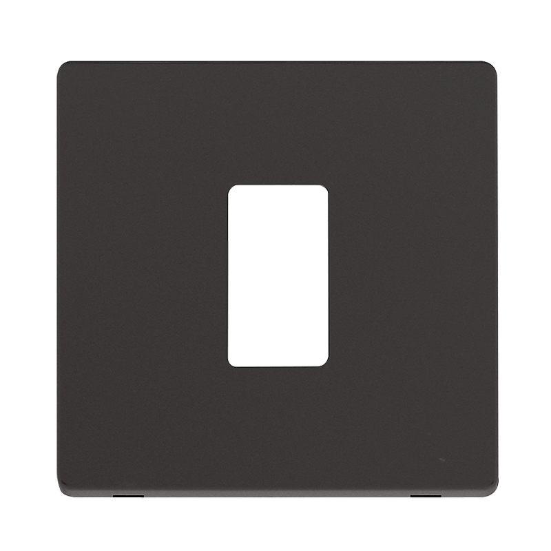 Click GridPro 1 Gang GridPro Frontplate - Black – SCP20401BK