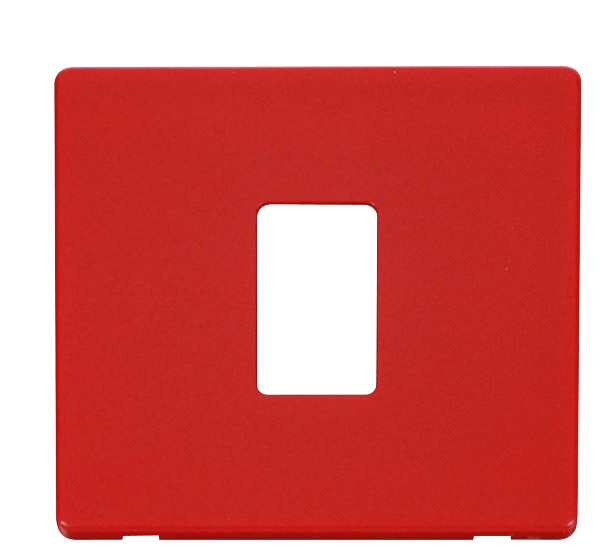 Click MiniGrid 1 Gang Single Aperture Cover Plate - Red – SCP401RD