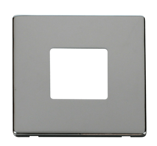 Click MiniGrid 1 Gang Twin Aperture Cover Plate - Chrome – SCP402CH