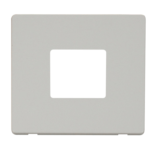Click MiniGrid 1 Gang Twin Aperture Cover Plate - White – SCP402PW