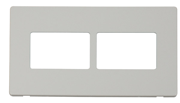 Click MiniGrid 2 Gang (2 x 3) Aperture Cover Plate - White – SCP406PW