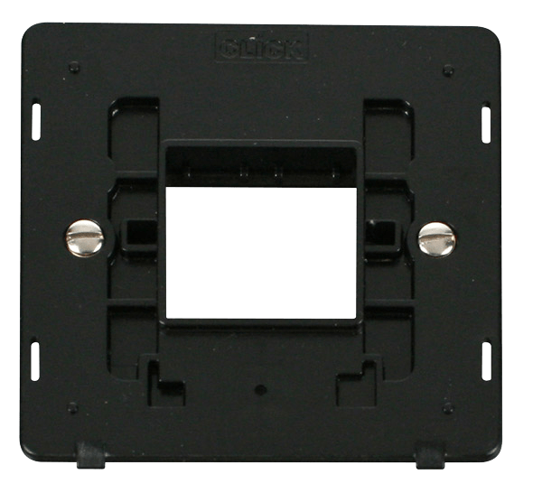 Click MiniGrid 1 Gang Plate Twin Aperture Insert - Black – SIN402BK