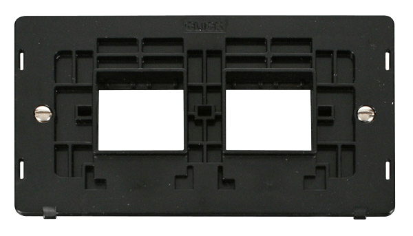 Click MiniGrid 2 Gang Plate (2 x 2) Aperture Insert - Black – SIN404BK