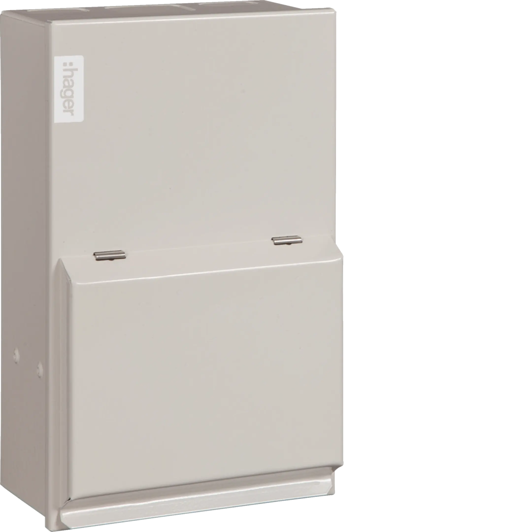 Hager Metal Clad Garage Unit with 40A Type A RCD and 6A and 32A MCB Hager