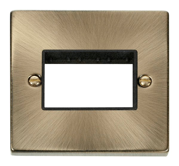 Click MiniGrid 1 Gang Plate Triple Aperture - Black – VPAB403BK