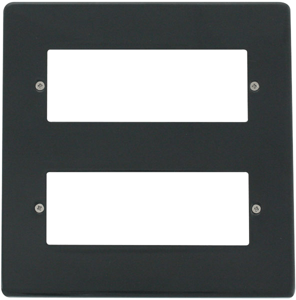 Click MiniGrid 12 Gang Minigrid Front Plate - Anthracite Grey – VPAG512