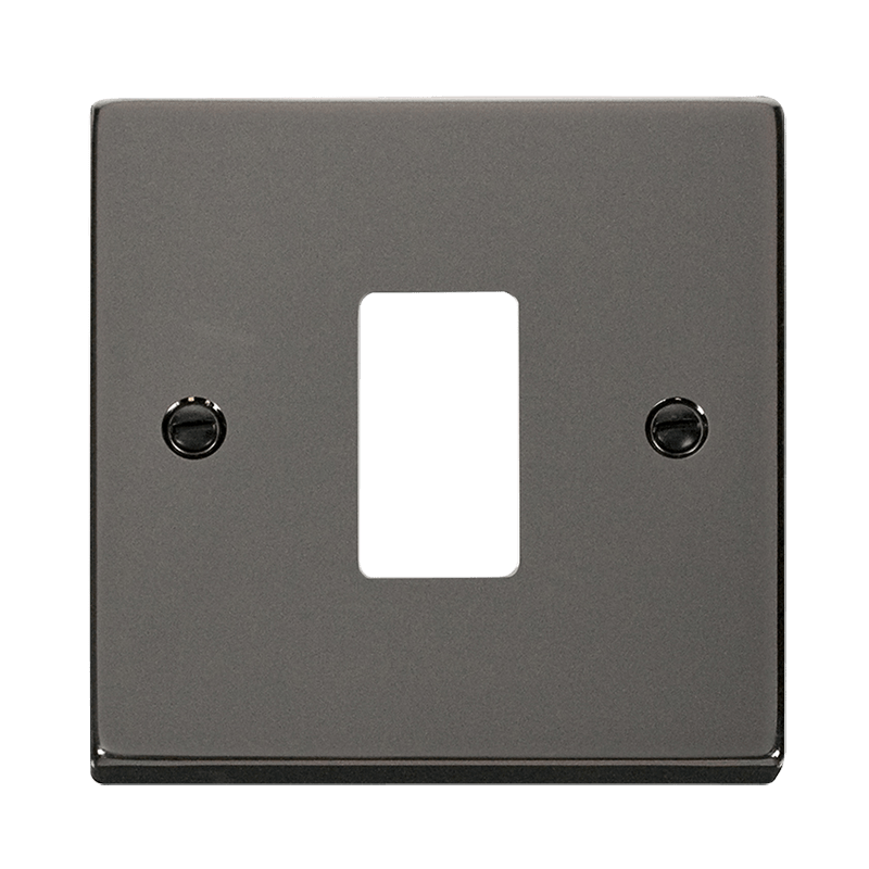 Click GridPro 1 Gang GridPro Frontplate - Black Nickel – VPBN20401