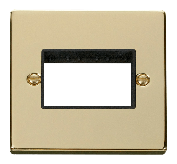 Click MiniGrid 1 Gang Plate Triple Aperture - Black – VPBR403BK