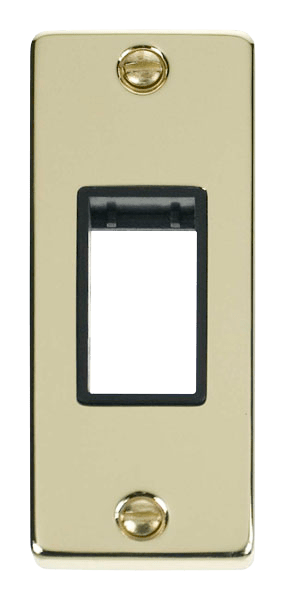 Click MiniGrid Single Architrave Plate & Aperture - Black – VPBR471BK