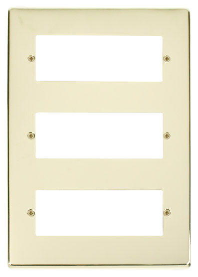 Click MiniGrid 18 Minigrid Module Plate - Brass – VPBR518