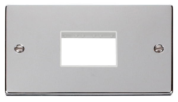 Click MiniGrid Double Minigrid Plate Triple Aperture - White – VPCH432WH