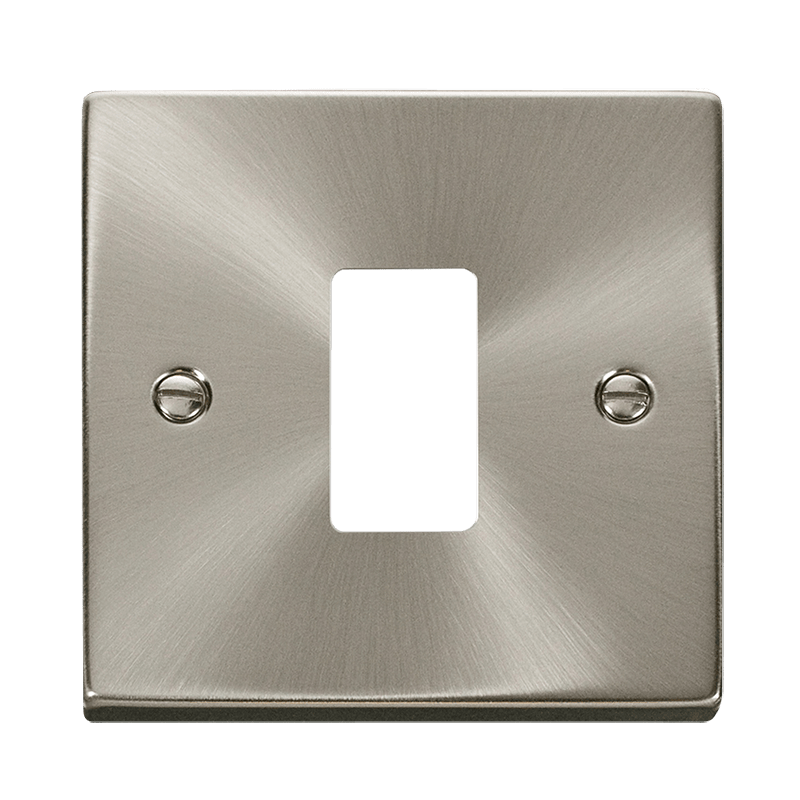 Click GridPro 1 Gang GridPro Frontplate - Satin Chrome – VPSC20401