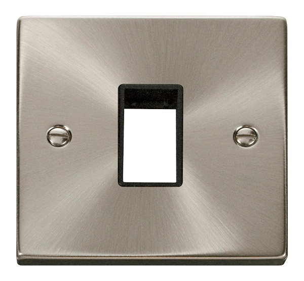 Click MiniGrid 1 Gang Plate Single Aperture - Black – VPSC401BK