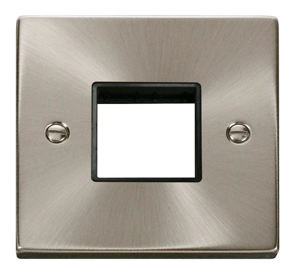 Click MiniGrid 1 Gang Plate Twin Aperture - Black – VPSC402BK