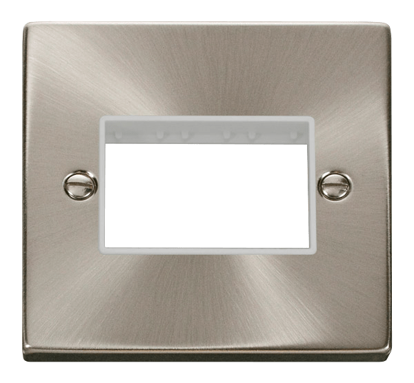 Click MiniGrid 1 Gang Plate Triple Aperture - White – VPSC403WH