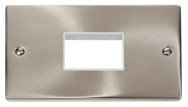 Click MiniGrid Double Minigrid Plate Triple Aperture - White – VPSC432WH