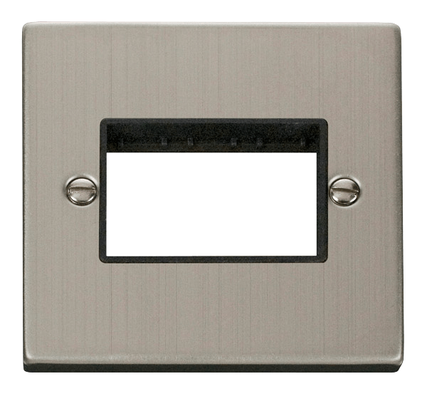 Click MiniGrid 1 Gang Plate Triple Aperture - Black – VPSS403BK