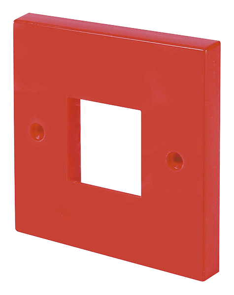 Click MiniGrid Single Switch Plate Red - 2 Aperture – WA402RD