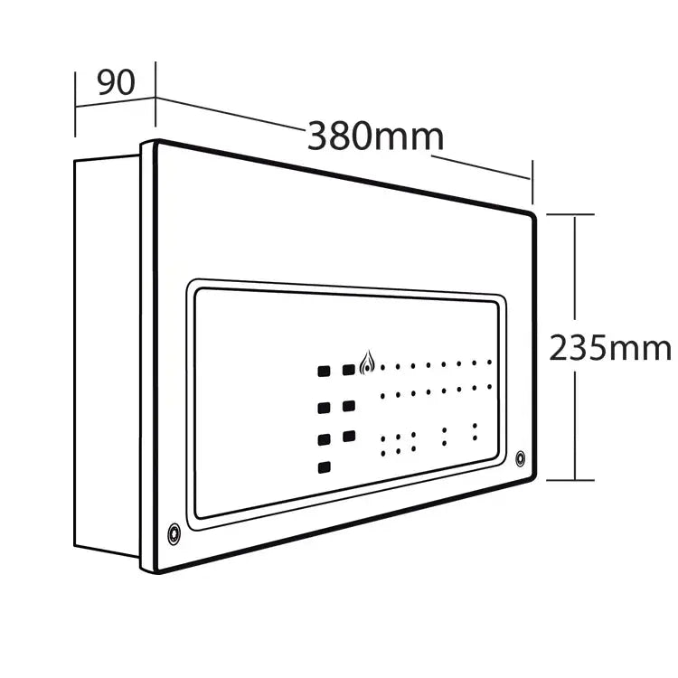 C-TEC CFP Standard 4 Zone Conventional Fire Alarm Panel CFP704-4 C-TEC