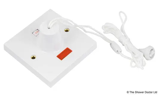 CLiCK Polar 50 Amp DP Shower Pull Switch with Neon CLICK