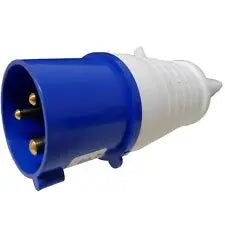 ESR Eco Industrial Trailing Plug IP44 16 Amp 3 Pin EP16324 Blue 2P + E ESR