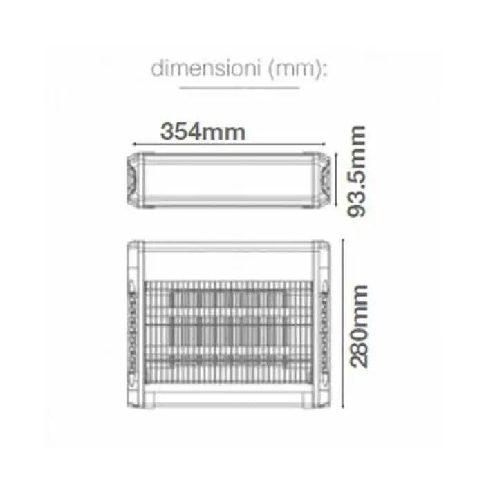 V-TAC 2x8W Electronic Insect Killer with UV Light – 11179 V-TAC