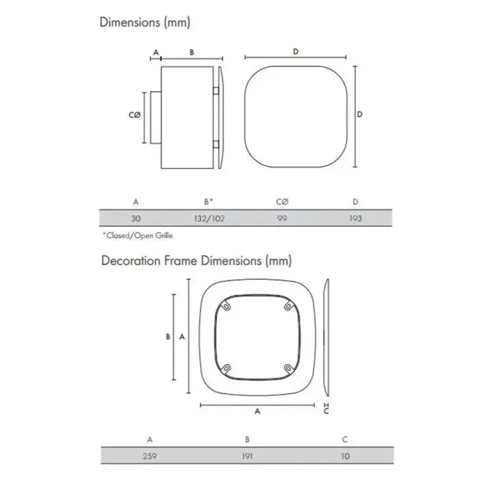 Vent-Axia Lo-Carbon Revive 5 TP 100mm/4" 473850 Continuous Extractor Fan Vent-Axia
