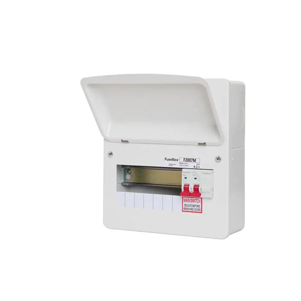FuseBox 7 Way Mains Consumer Unit FuseBox
