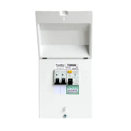 FuseBox Garage Consumer Unit with 6A & 16A MCB FuseBox