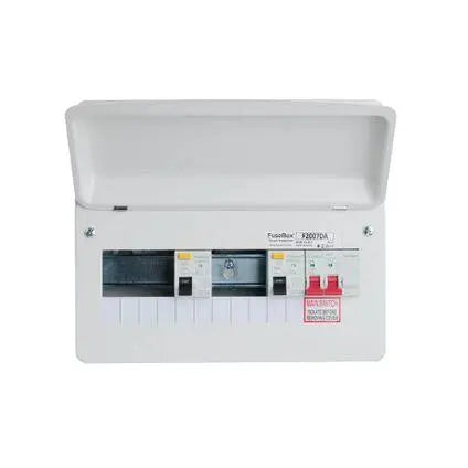 Fusebox 7 Way Dual RCD Board FuseBox