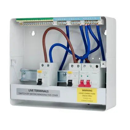 Fusebox 7 Way Dual RCD Board FuseBox