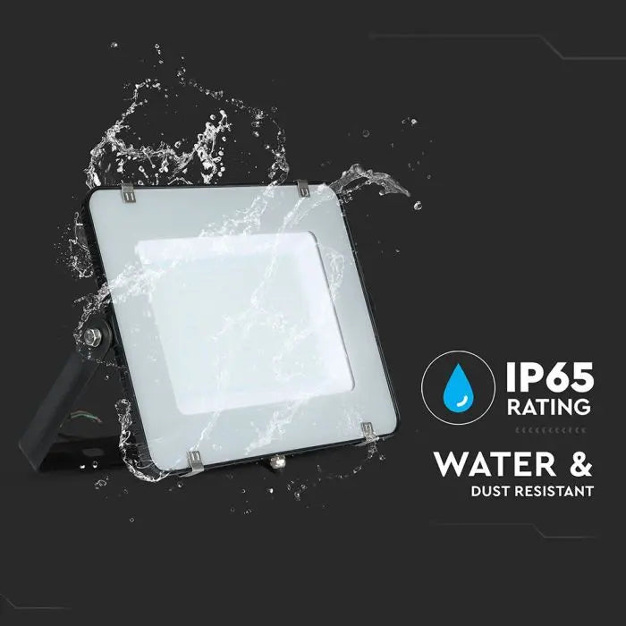 V-Tac 200W LED Floodlight Daylight Samsung Chip  6500K- Black V-TAC