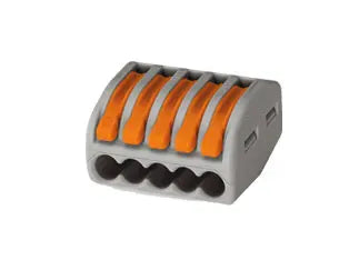 222-415 Wago 5x4mm Lever Connector (40 Box) WAGO