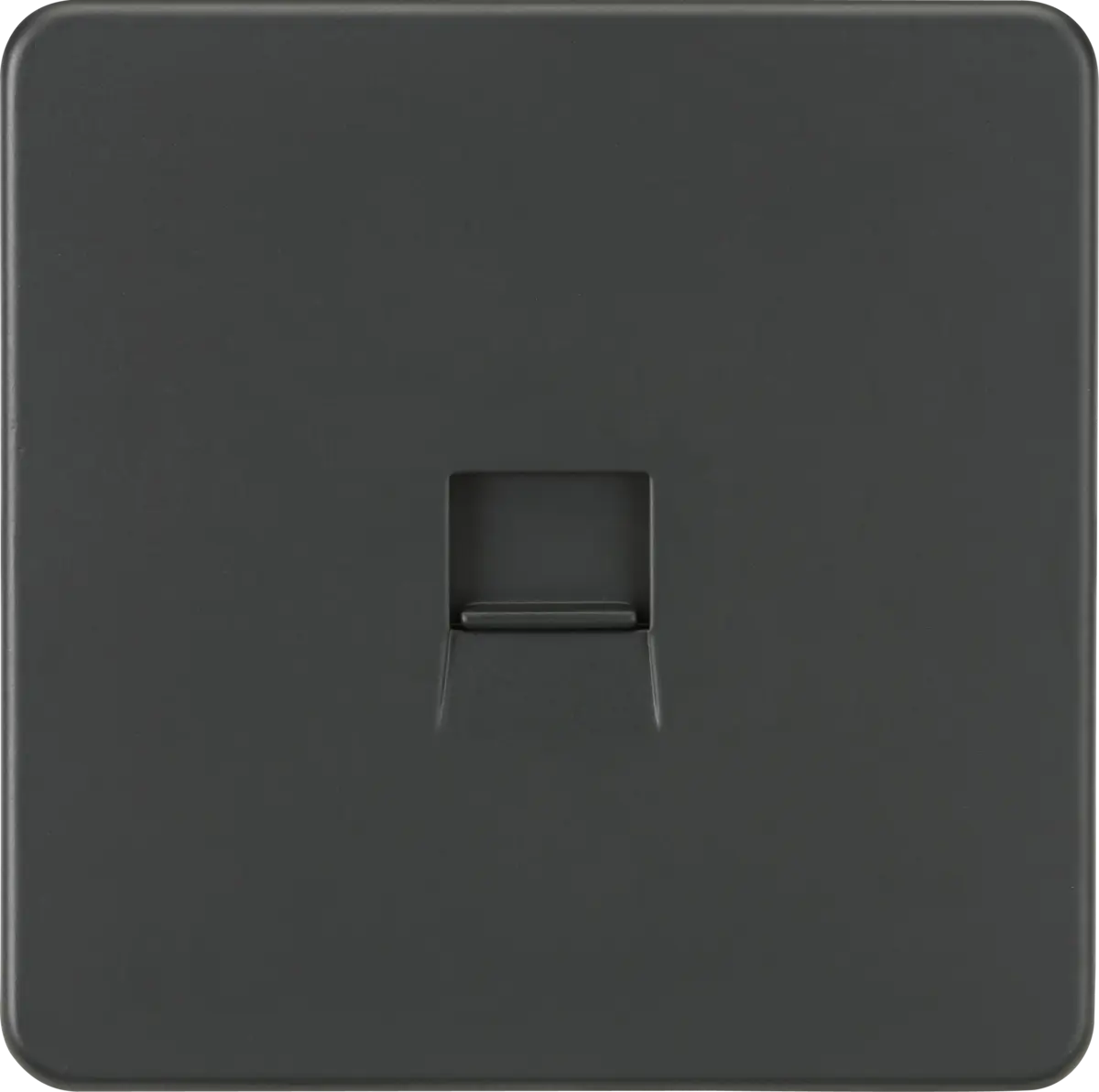 ML Knightsbridge Screwless Telephone Master Socket - Anthracite ML Knightsbridge