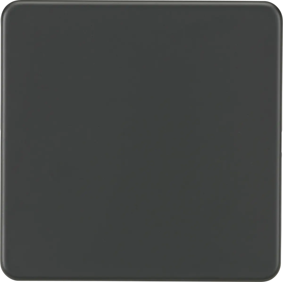 ML Knightsbridge Screwless 1 Gang Blanking Plate - Anthracite ML Knightsbridge