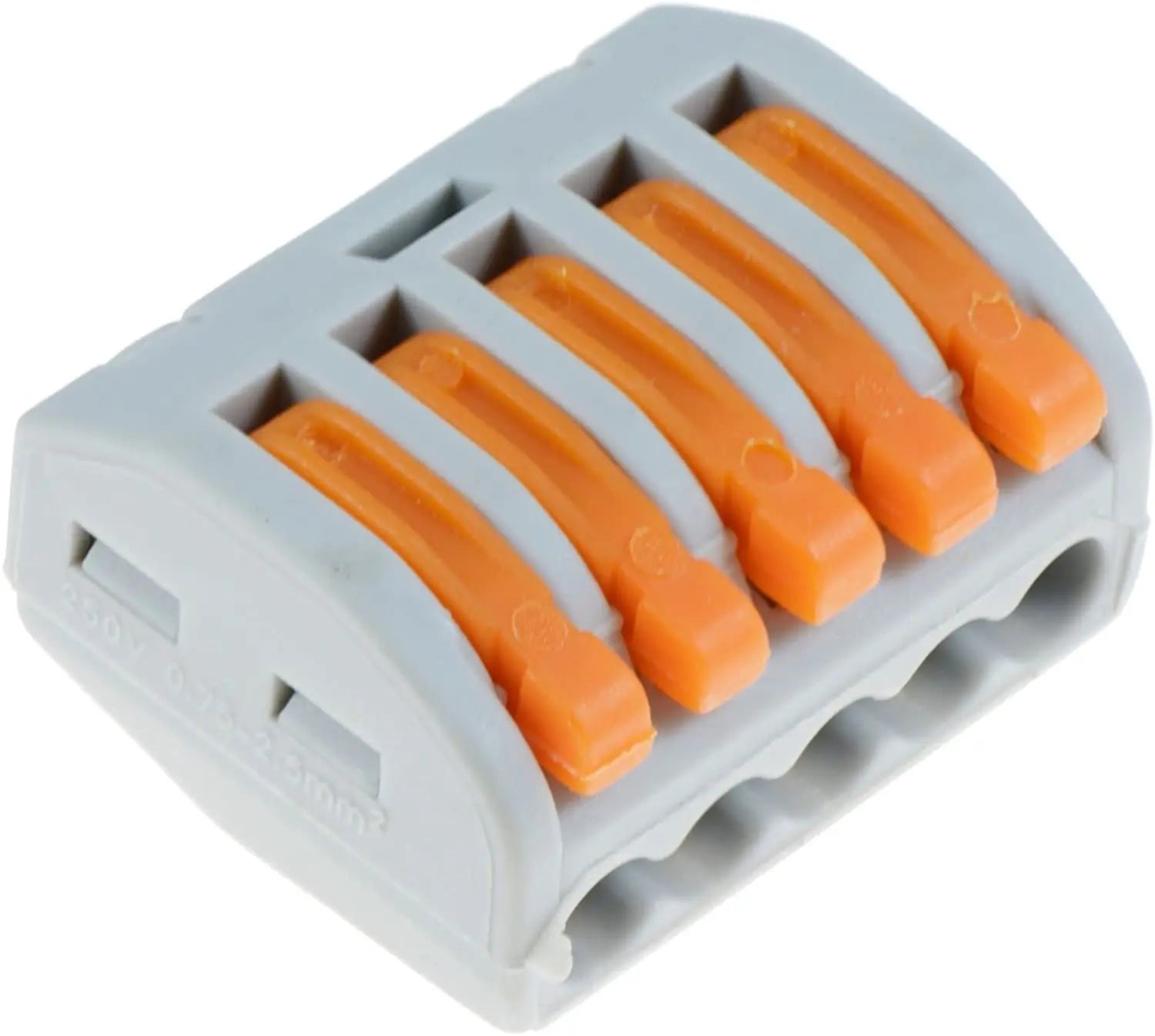 222-415 Wago 5x4mm Lever Connector (40 Box) WAGO