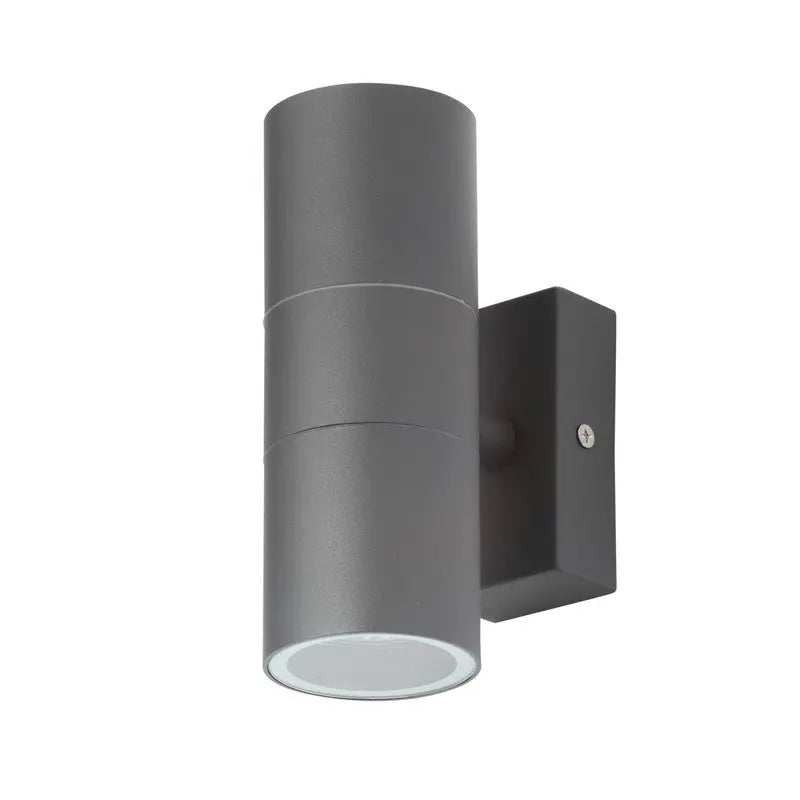 Leto Lighting Up/Down Wall Light Anthracite Grey Forum
